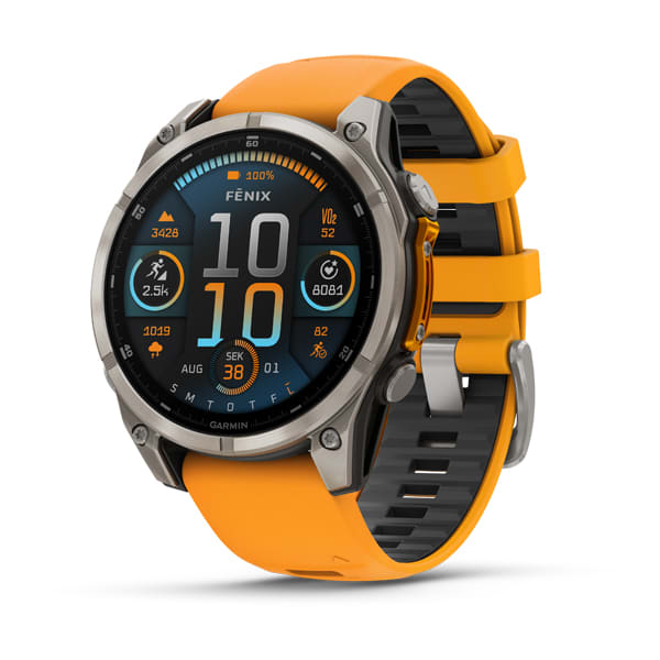 Garmin Fenix 8 (AMOLED 47 mm) pulsklocka med AMOLED-skärm, 47 mm boett
